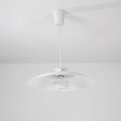 Modern White Aluminum Disk LED Pendant Light