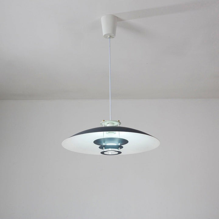 Modern White Aluminum Disk LED Pendant Light