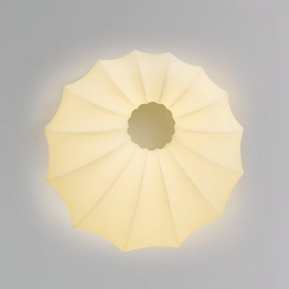 Modern White LED Flush Mount Ceiling Light Fixture
