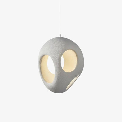 Modern White Polystyrene Ceiling Pendant Light