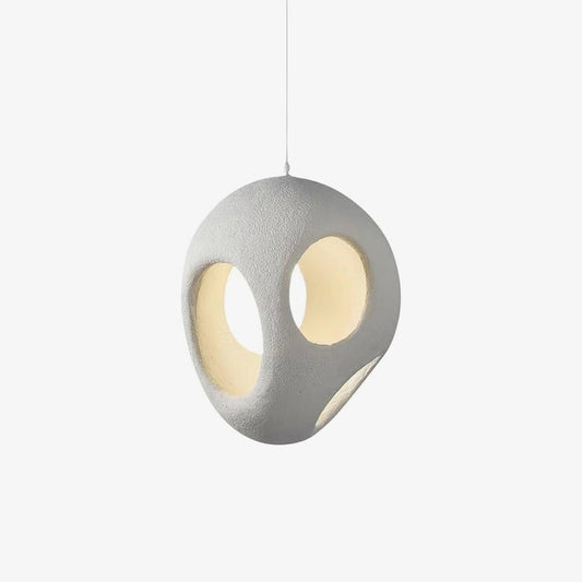 Modern White Polystyrene Ceiling Pendant Light