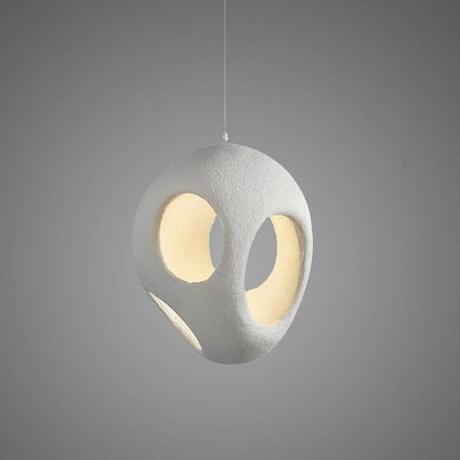 Modern White Polystyrene Ceiling Pendant Light