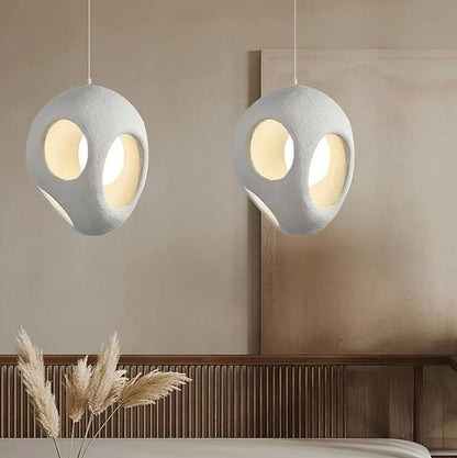 Modern White Polystyrene Ceiling Pendant Light