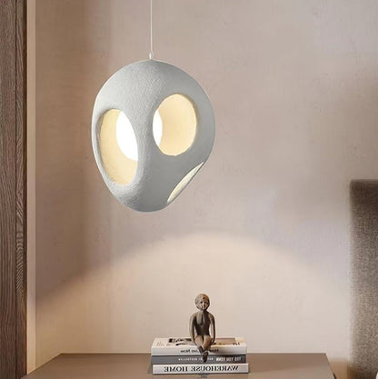 Modern White Polystyrene Ceiling Pendant Light