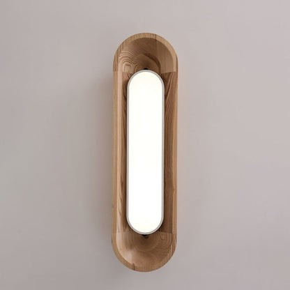 Modern Wood Channel LED Ceiling Light