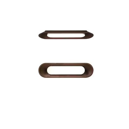 Modern Wood Channel LED Ceiling Light