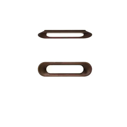 Modern Wood Channel LED Ceiling Light