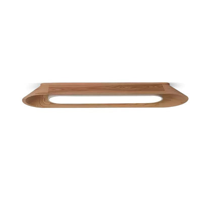 Modern Wood Channel LED Ceiling Light