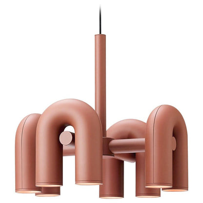 Modular U-Shaped LED Chandelier