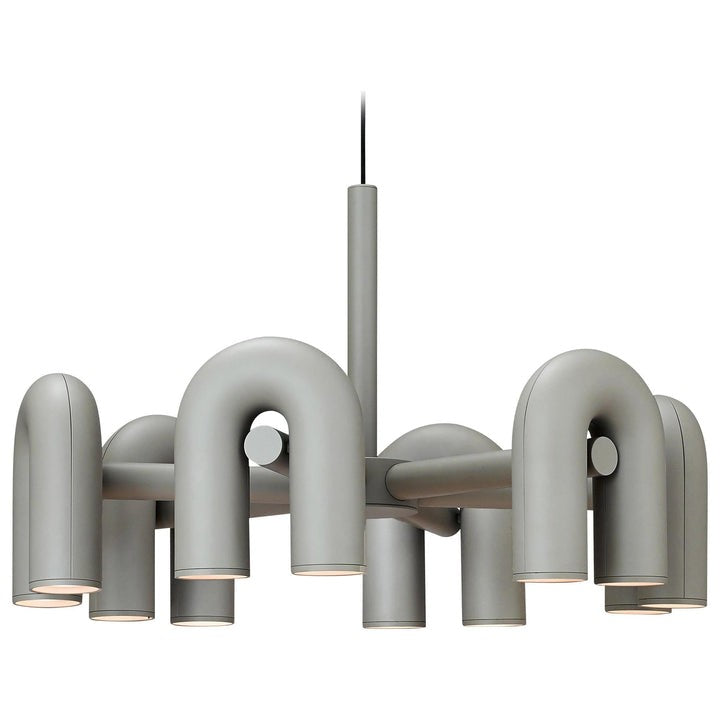 Modular U-Shaped LED Chandelier