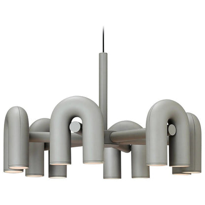 Modular U-Shaped LED Chandelier