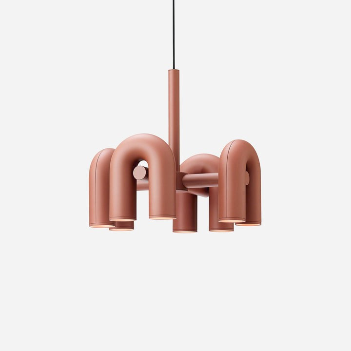 Modular U-Shaped LED Chandelier