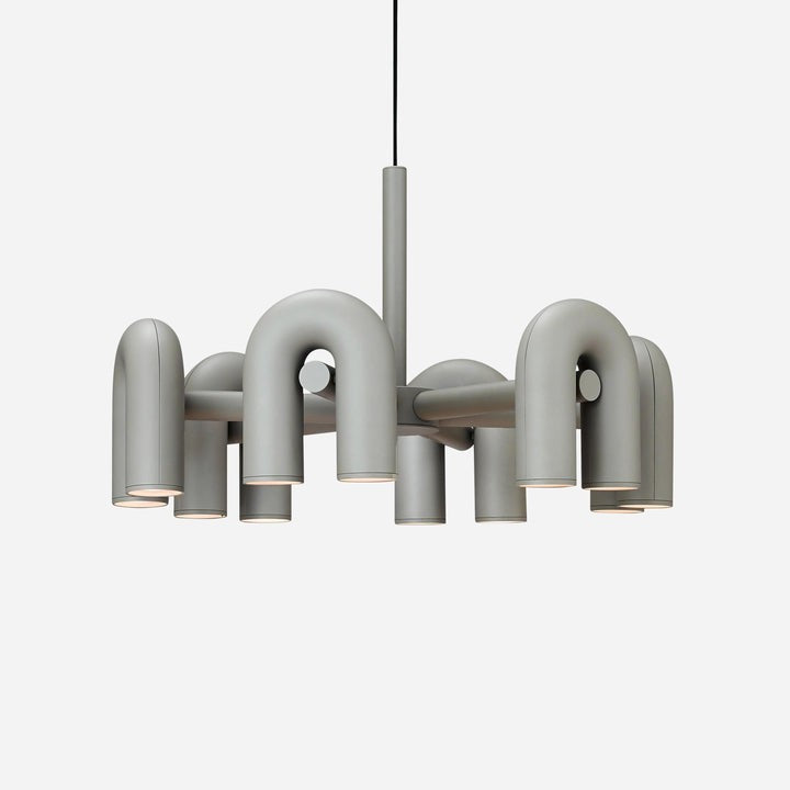 Modular U-Shaped LED Chandelier
