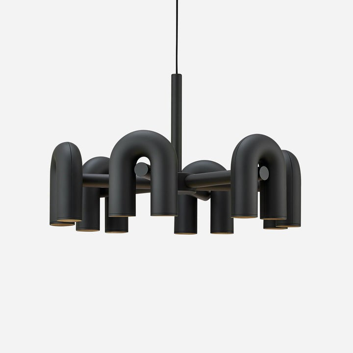 Modular U-Shaped LED Chandelier