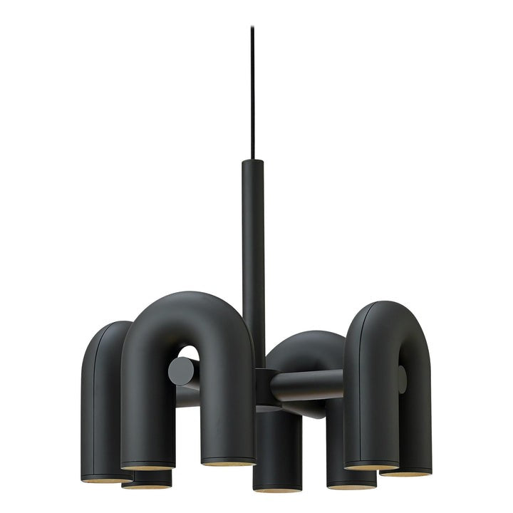 Modular U-Shaped LED Chandelier