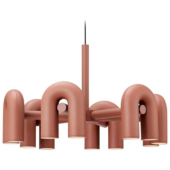 Modular U-Shaped LED Chandelier