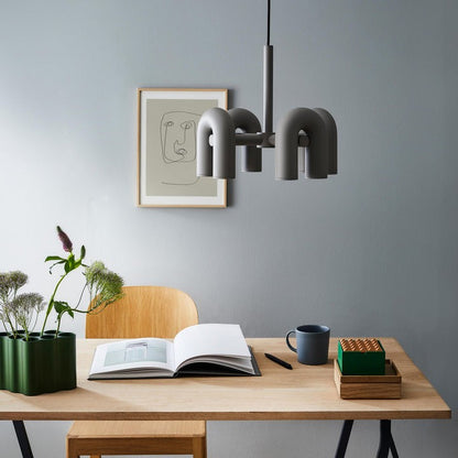 Modular U-Shaped LED Chandelier
