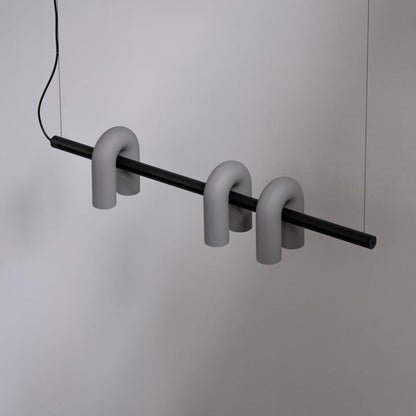 Modular U-Shaped LED Chandelier