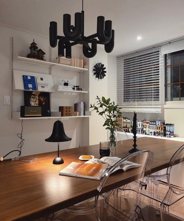 Modular U-Shaped LED Chandelier