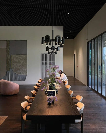 Modular U-Shaped LED Chandelier