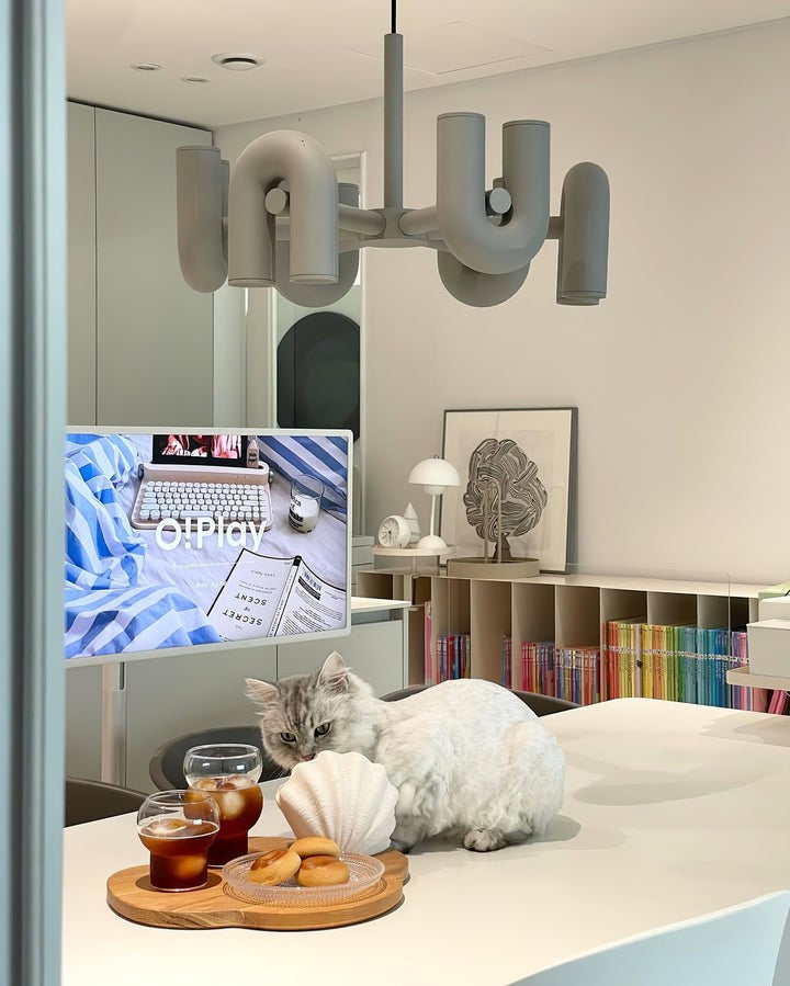 Modular U-Shaped LED Chandelier