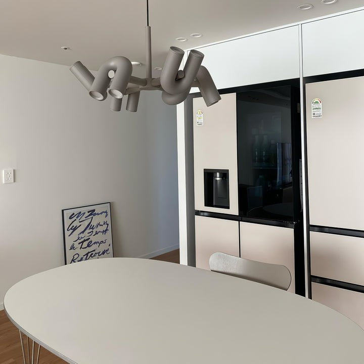 Modular U-Shaped LED Chandelier