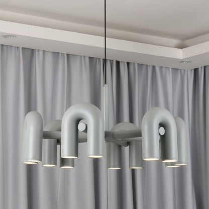 Modular U-Shaped LED Chandelier