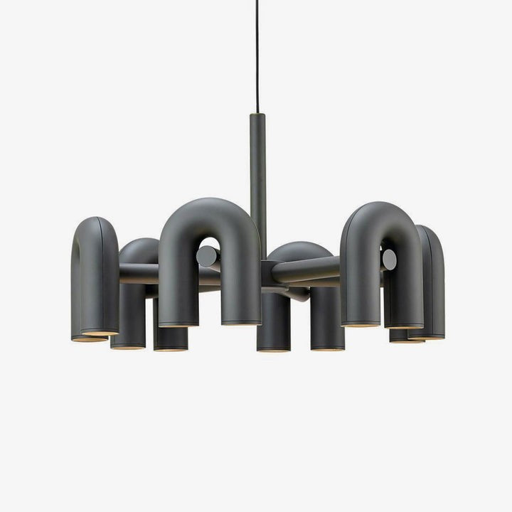 Modular U-Shaped LED Chandelier