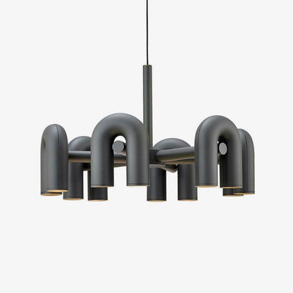 Modular U-Shaped LED Chandelier