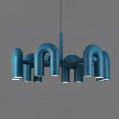 Modular U-Shaped LED Chandelier