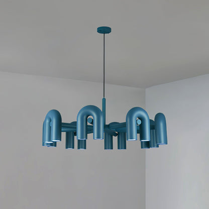 Modular U-Shaped LED Chandelier