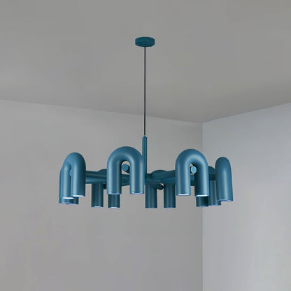 Modular U-Shaped LED Chandelier