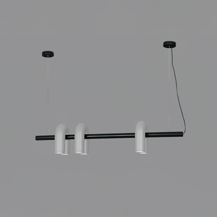 Modular U-Shaped LED Chandelier
