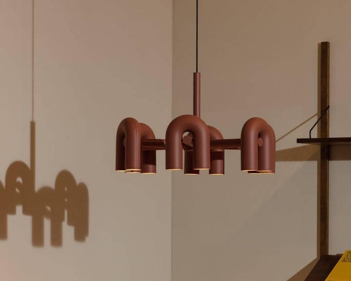 Modular U-Shaped LED Chandelier