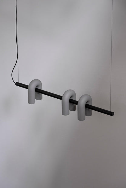 Modular U-Shaped LED Chandelier
