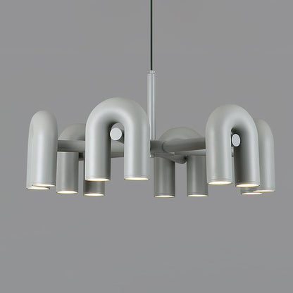 Modular U-Shaped LED Chandelier