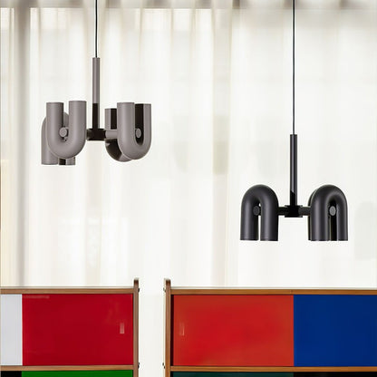 Modular U-Shaped LED Chandelier