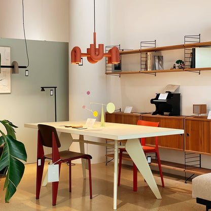 Modular U-Shaped LED Chandelier
