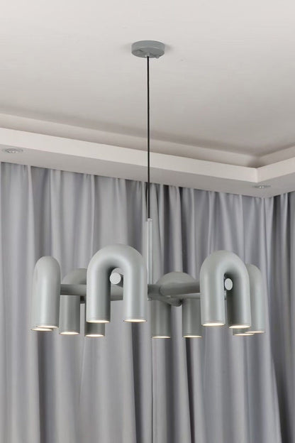 Modular U-Shaped LED Chandelier