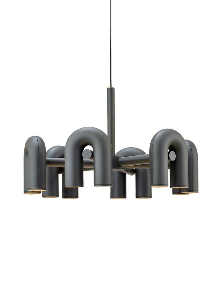 Modular U-Shaped LED Chandelier