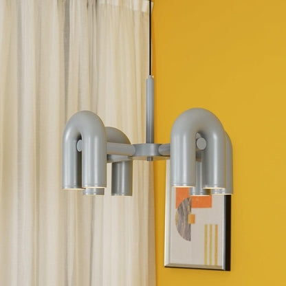 Modular U-Shaped LED Chandelier