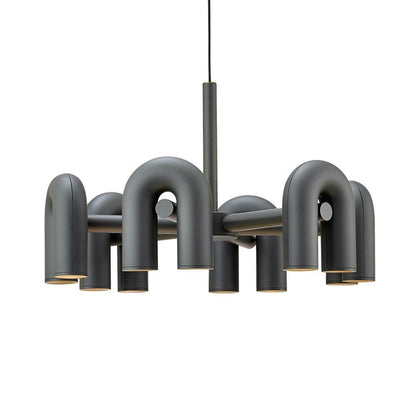 Modular U-Shaped LED Chandelier