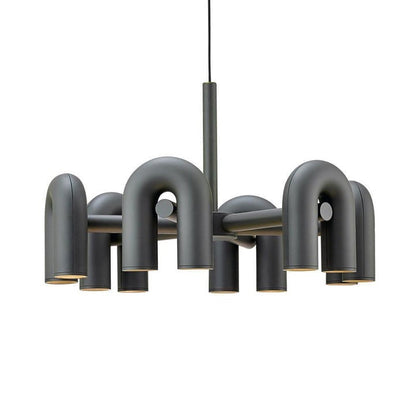 Modular U-Shaped LED Chandelier