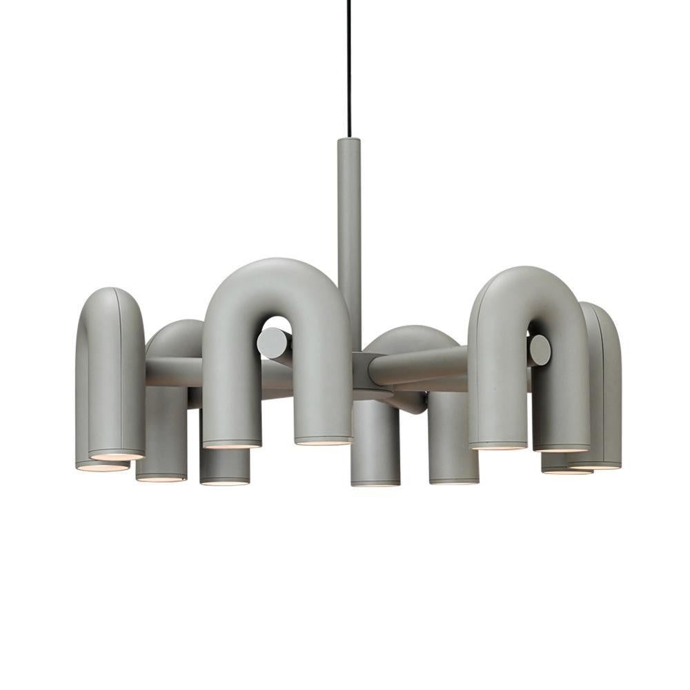 Modular U-Shaped LED Chandelier
