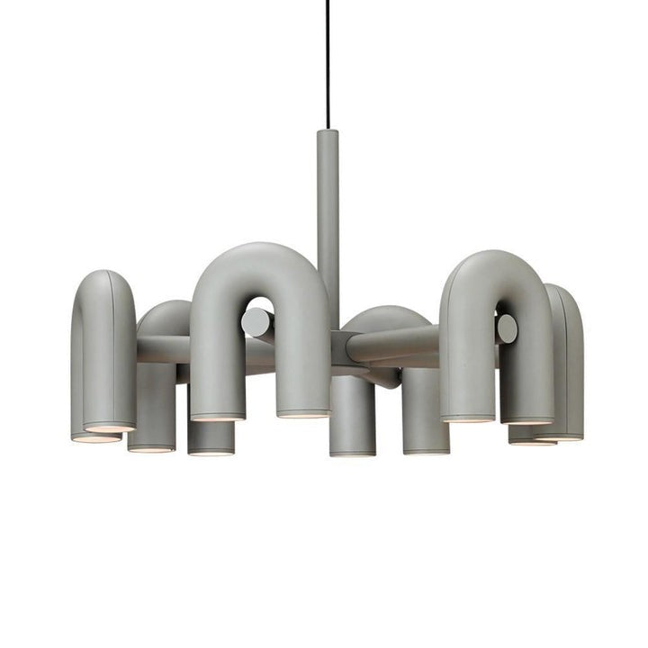 Modular U-Shaped LED Chandelier