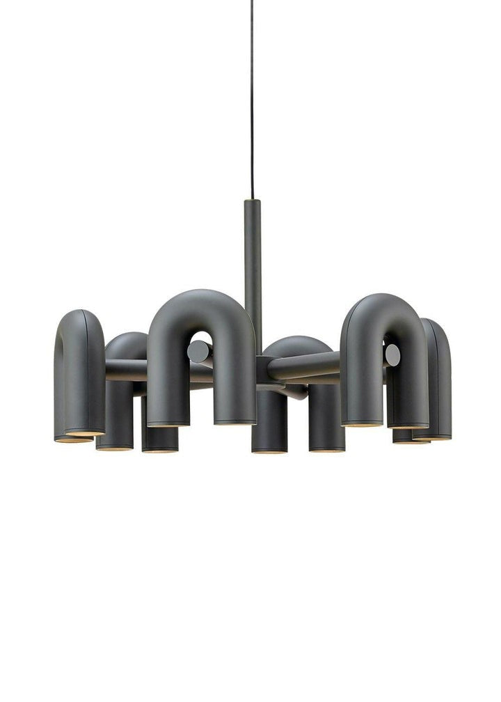 Modular U-Shaped LED Chandelier