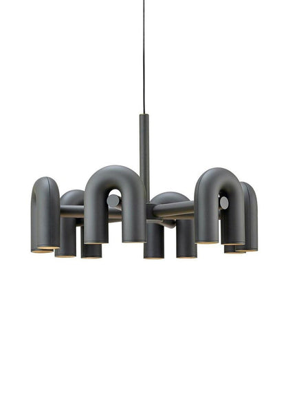 Modular U-Shaped LED Chandelier