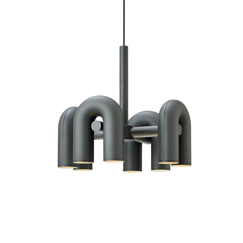 Modular U-Shaped LED Chandelier