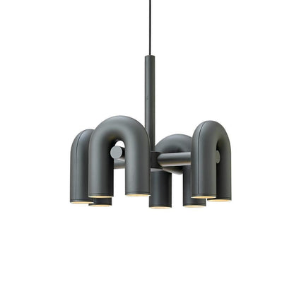 Modular U-Shaped LED Chandelier