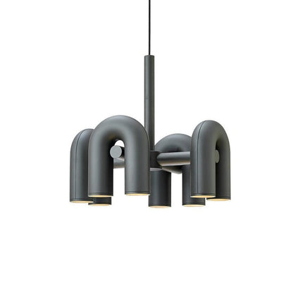 Modular U-Shaped LED Chandelier